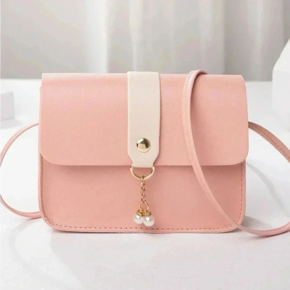 Handbags - ⚠️Clearance Pink Mini Square Crossbody Bag